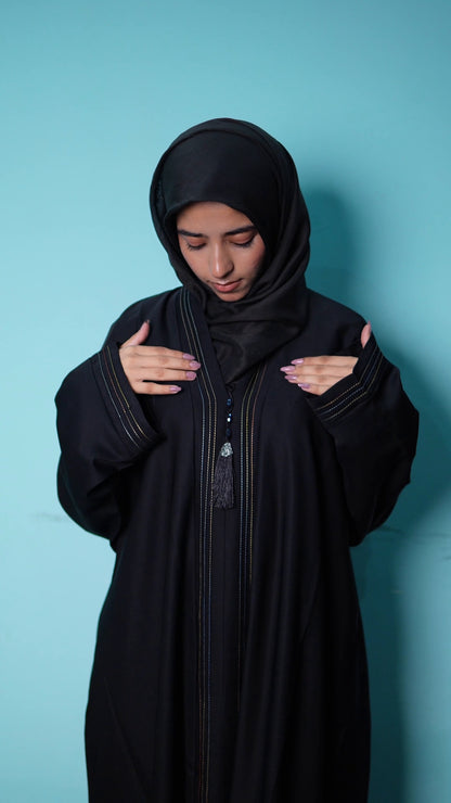 RESHAM WORK ABAYA (1 Piece)
