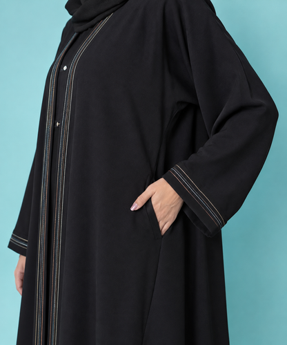 RESHAM WORK ABAYA (1 Piece)