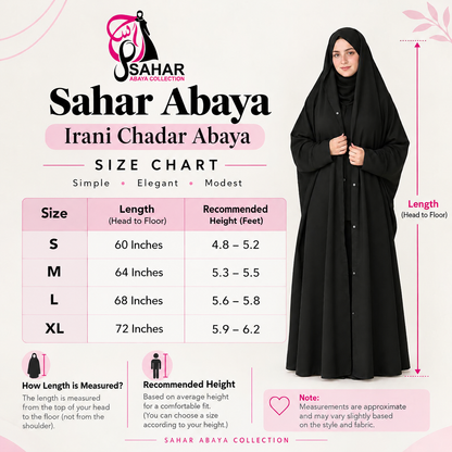 Irani/Iraqi Chadar/Abaya