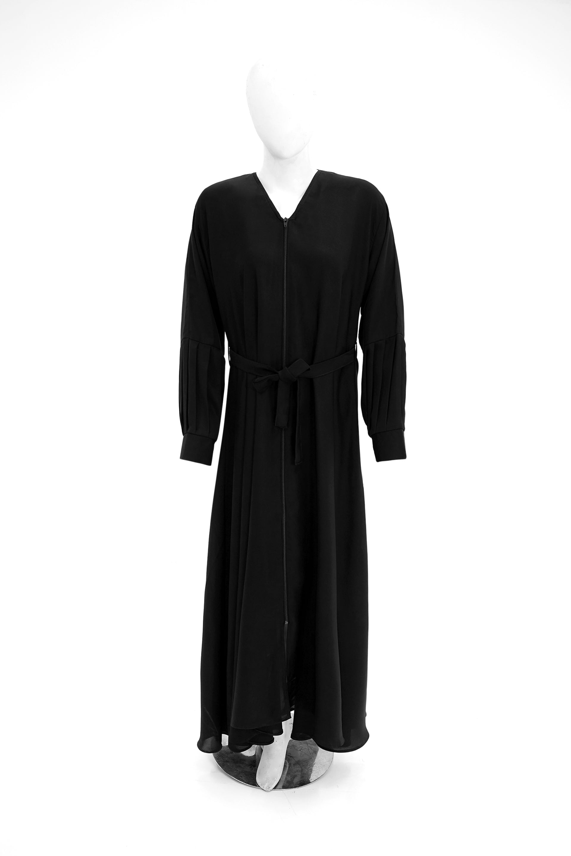 ZIPER SLEEVE PLEATED ( KUFF) abaya SAHAR 