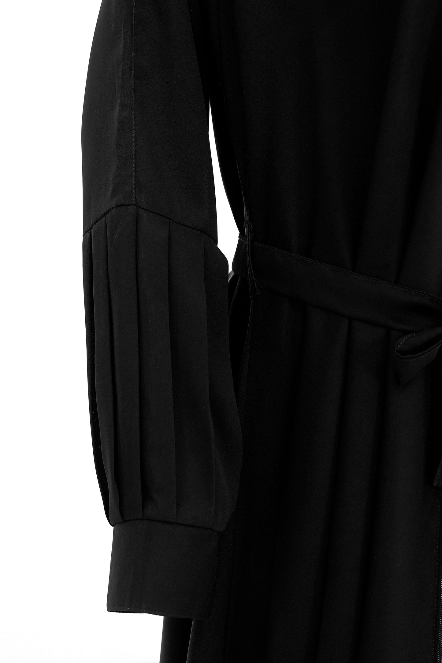 ZIPER SLEEVE PLEATED ( KUFF) abaya SAHAR 